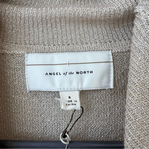 NWT Anthropologie Angel of the North Shimmer Savine Turtleneck Sweater - Picture 4 of 7